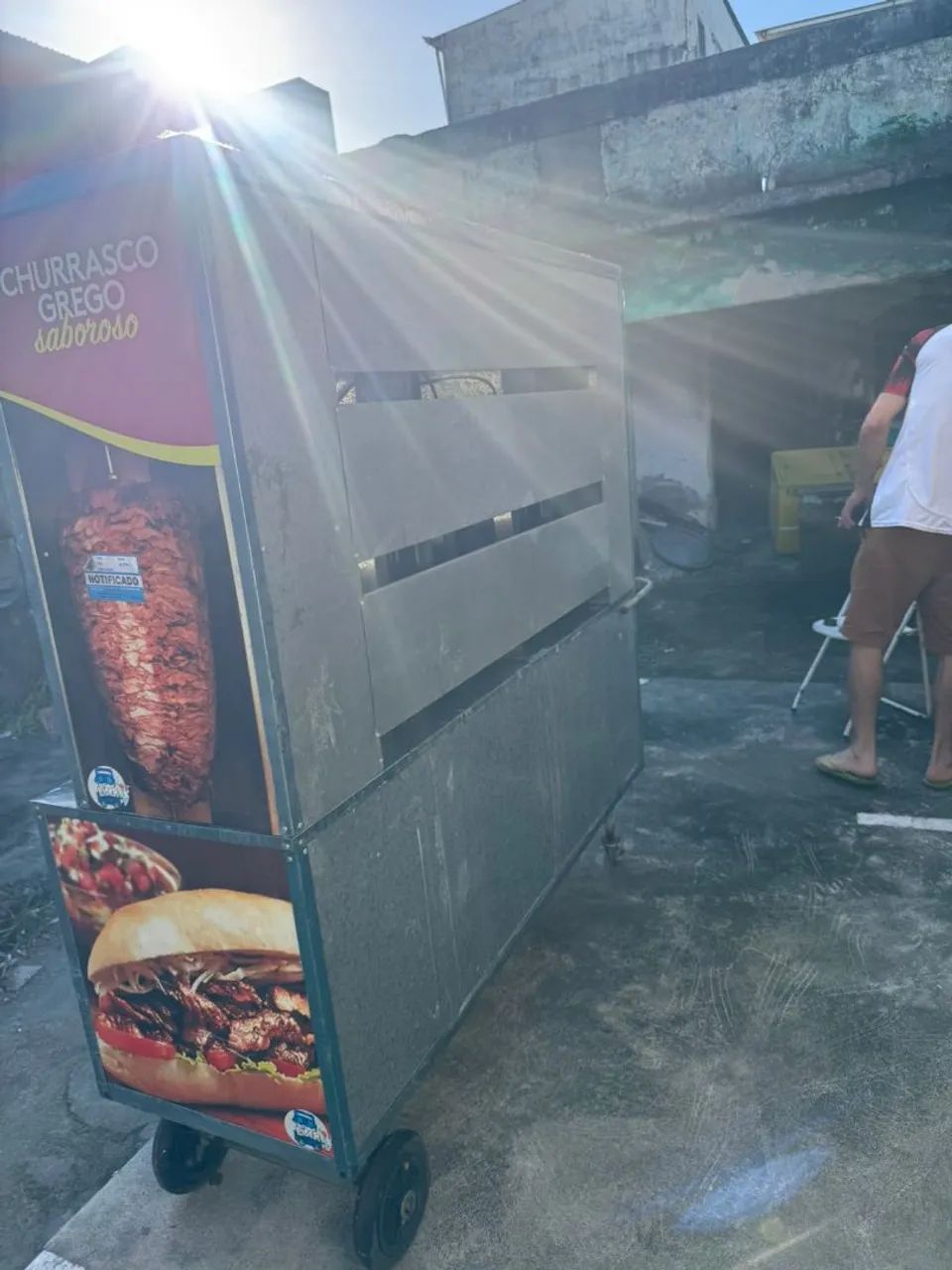 Carroça de churrasco grego  - Foto 4