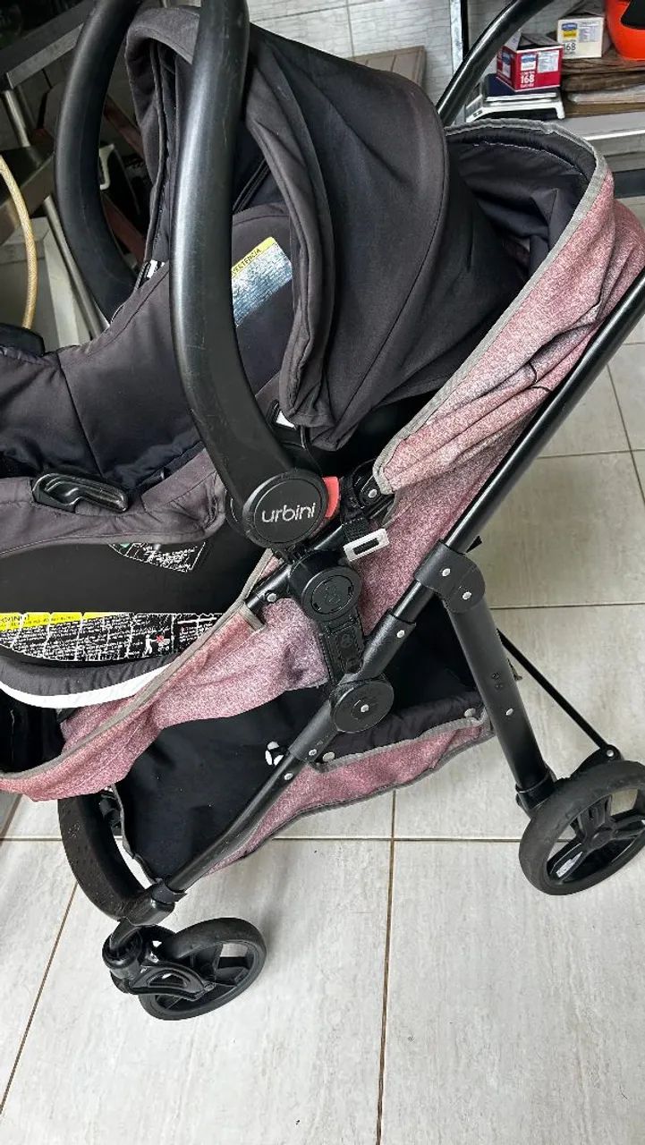 Carrinho de bebê unissex dispenso golpista gostou tem que retirar no local pagamento avist - Foto 3