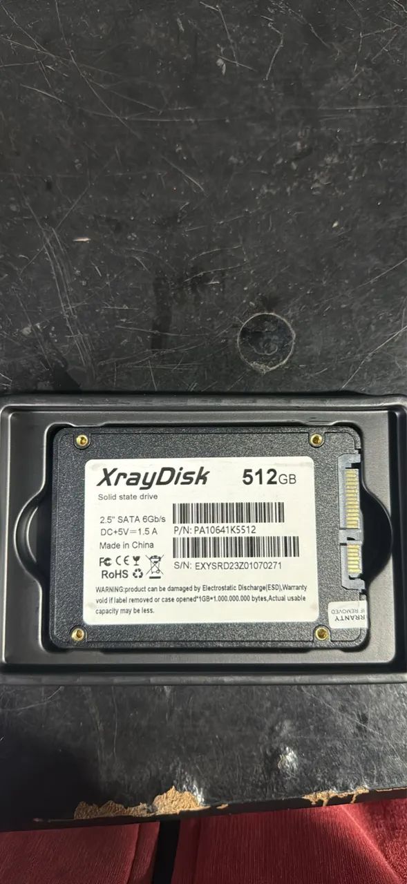 jcm2000 dsl50 2006年生 Ssd 512gb novo - Armazenamento - Recanto dos Pássaros, Campo