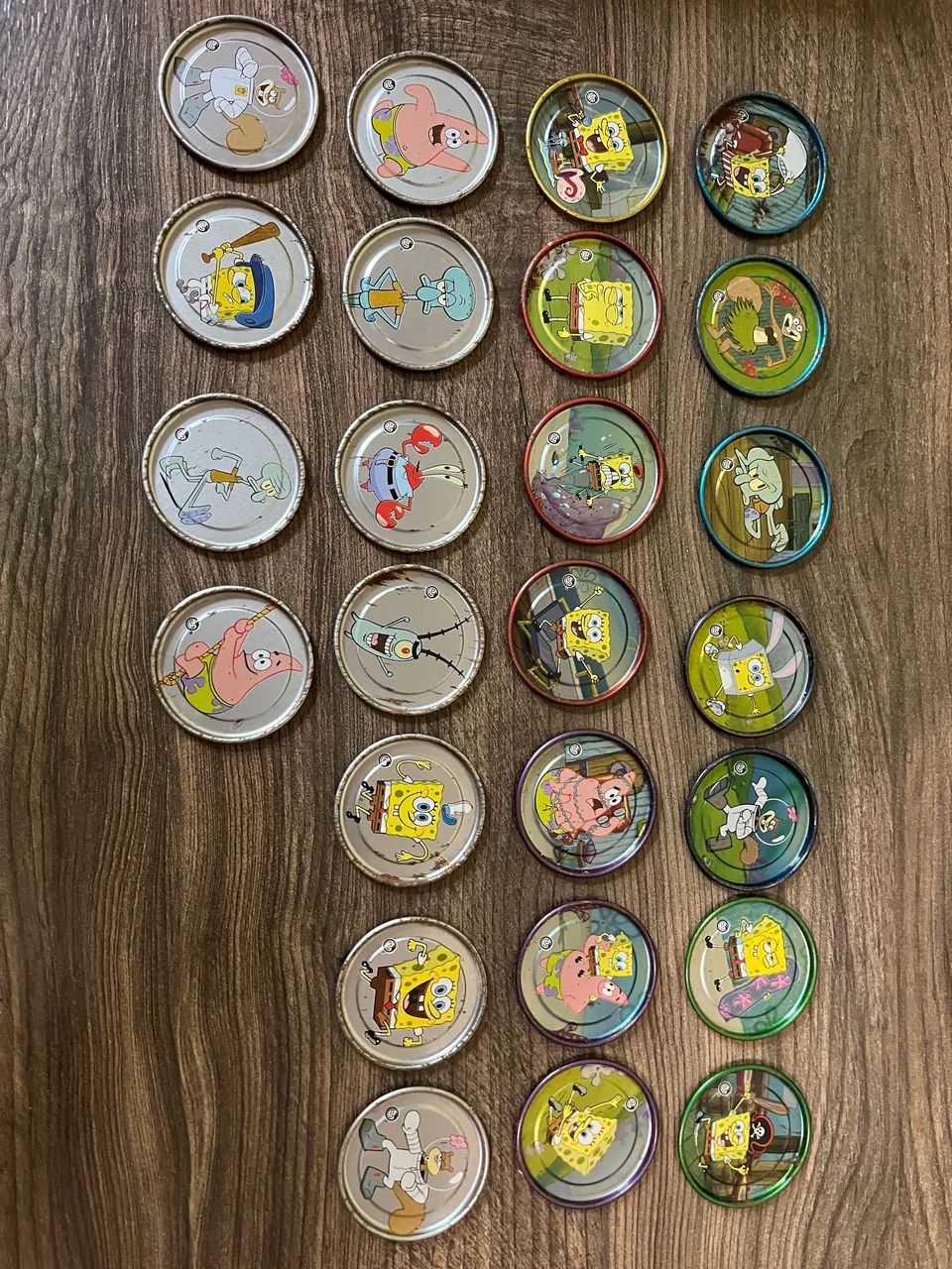 Tazos Titanium Bob Esponja Elma Chips