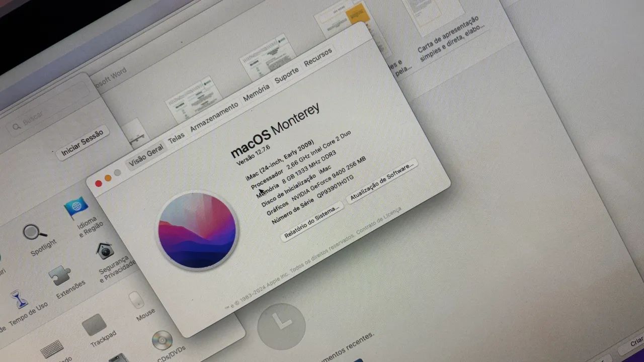 iMac 24 polegadas 8gb ram 240gb ssd  - Foto 3