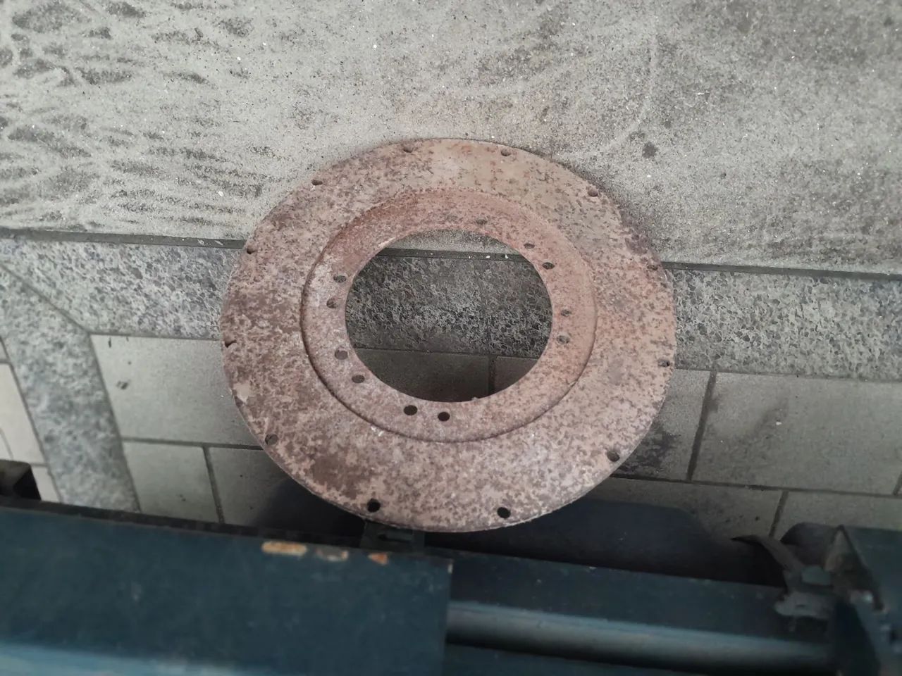 Flange marítimo motor Mercedes OM352 - Foto 3