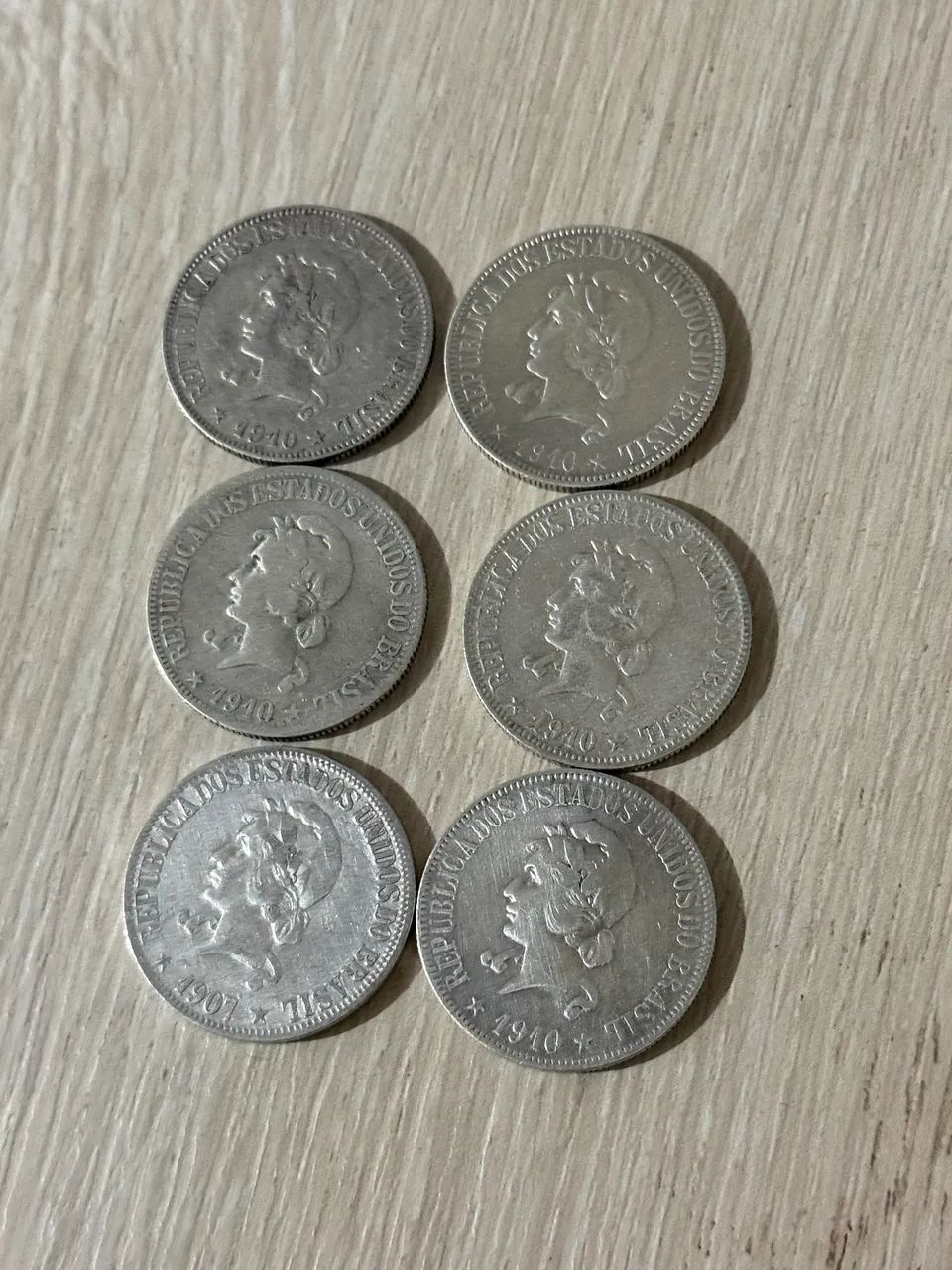 Moedas de 1000 lote prata - Foto 2