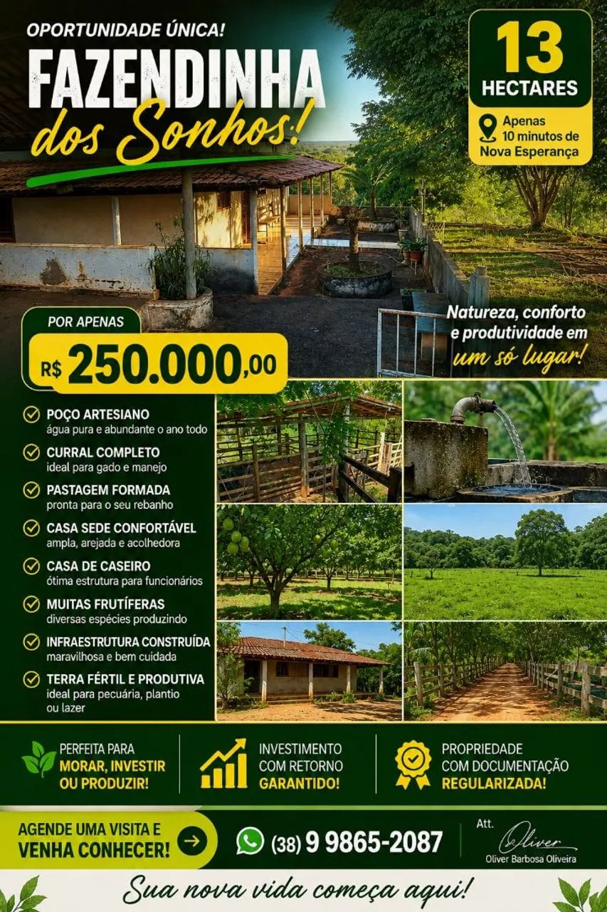 Fazendinha a 27 km de moc  - Foto 2