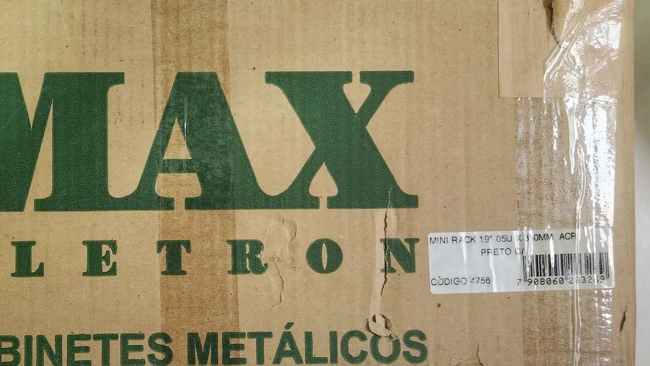 Rack Organizador 19 Polegadas com Tampa e Chave (Novo) - Foto 6