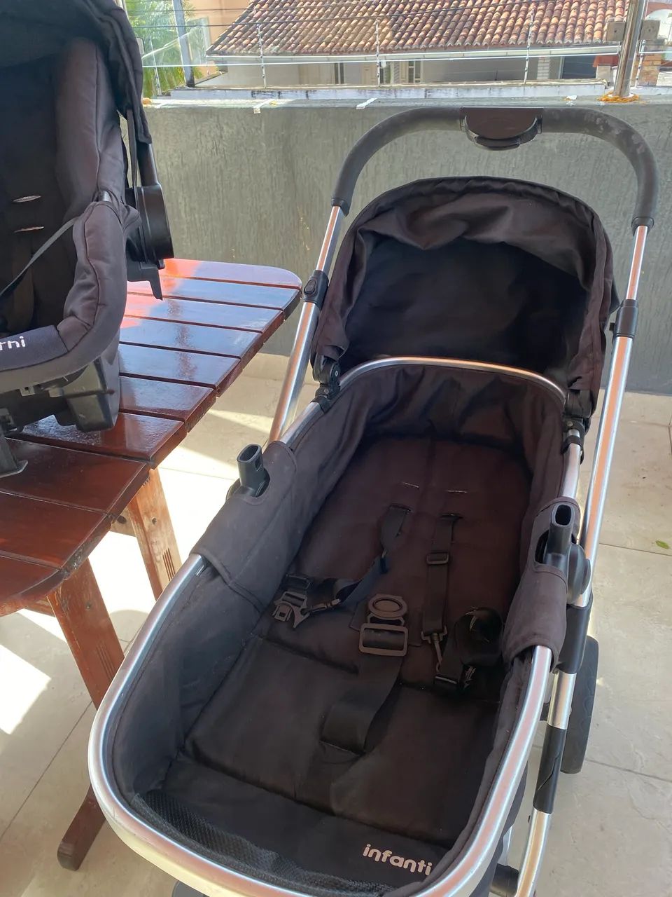 Carrinho pra bebê e bebê conforto  - Foto 4