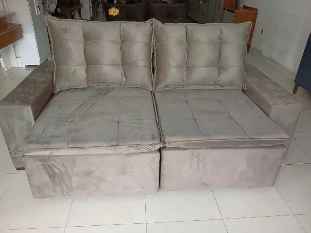 Sofa Angra Retratil e Reclinavel - Estofados Linhares - Foto 3