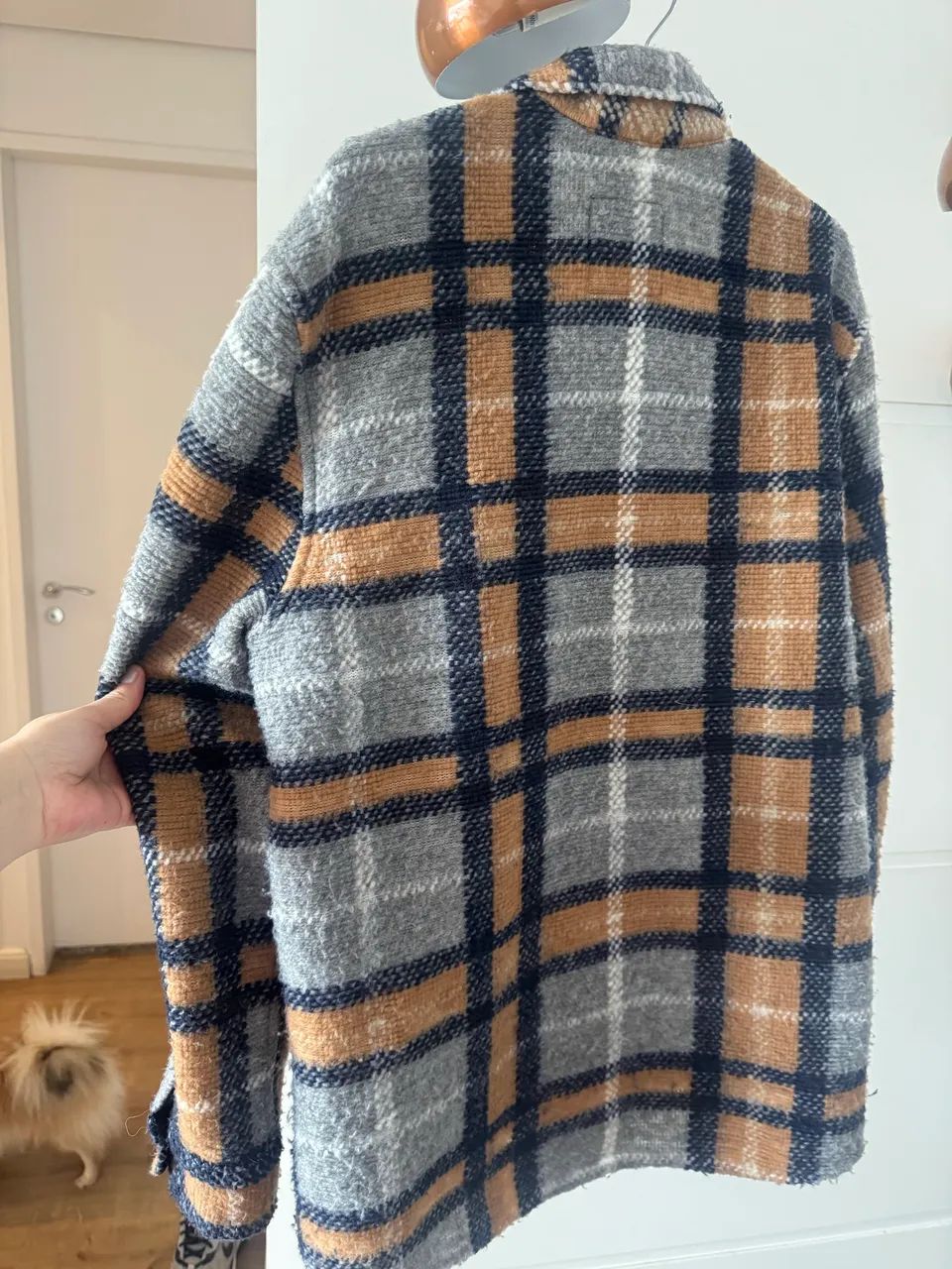 Camisa flanelada Zara xadrez - Foto 5