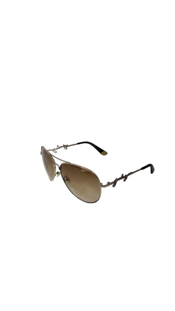 óculos de sol aviador marrom juicy couture - Foto 5