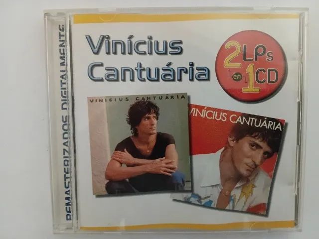 CD - Vinícius Cantuária "2 LPs em 1 CD" Usado