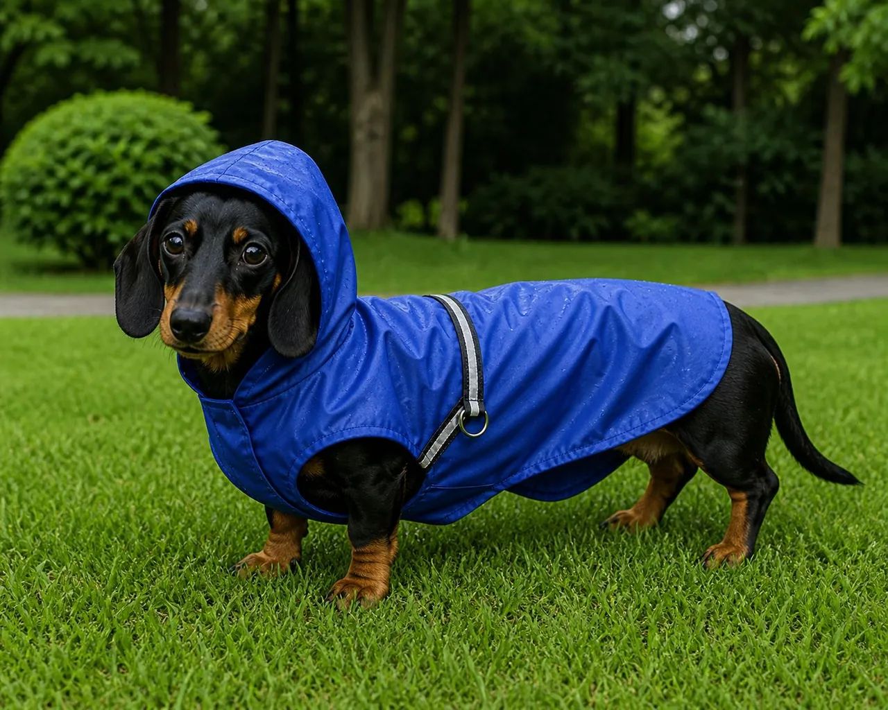 Capa de chuva para cachorro - Tam. 14