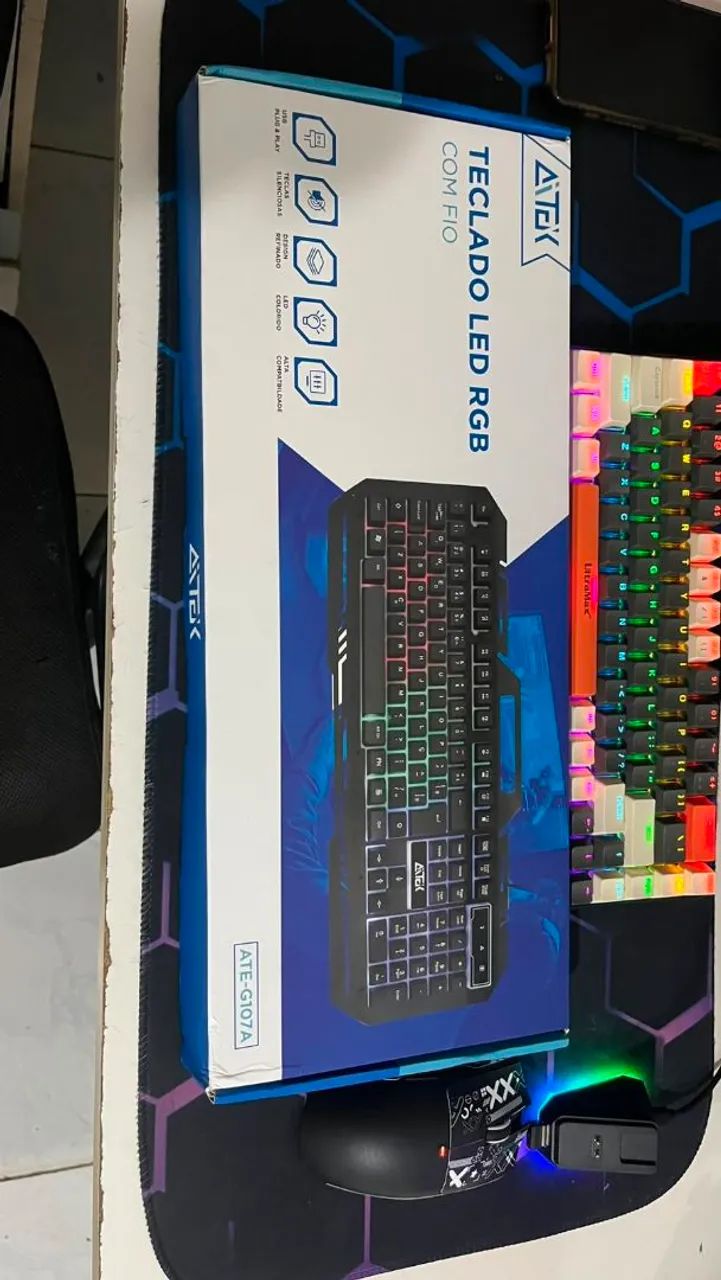 Teclado Gamer AITEK ATE-G107A - Foto 2