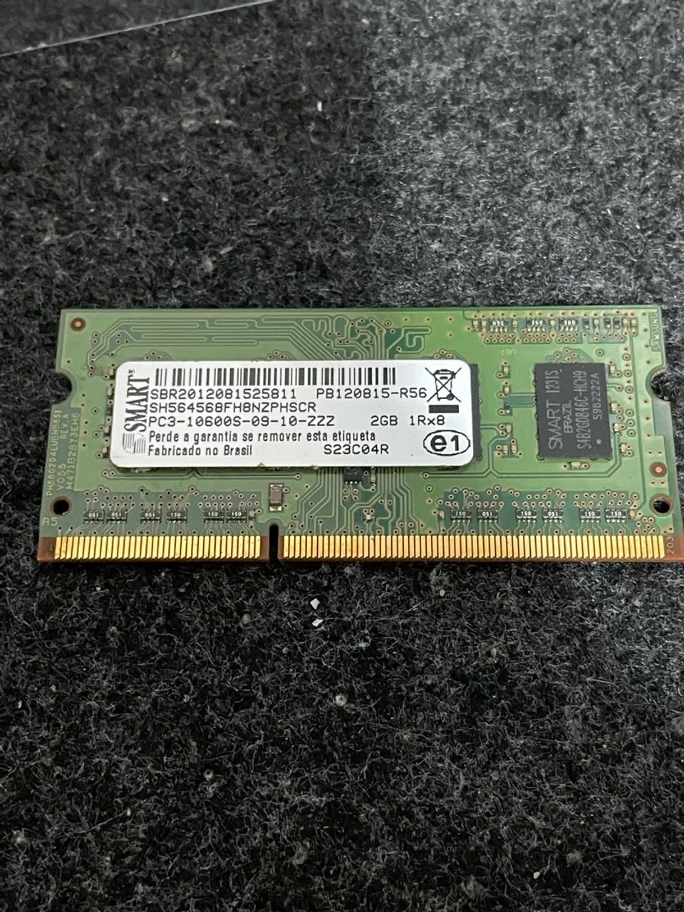 Memória ram notebook 2gb ddr3