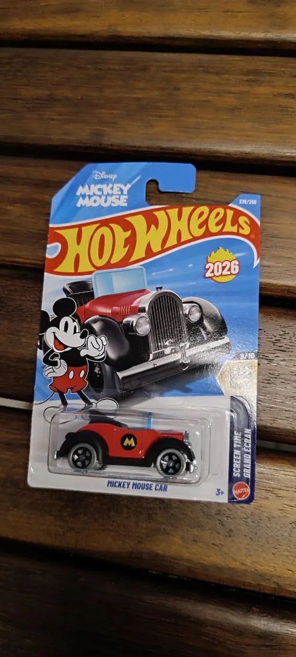 Hotwheels Mickey Mouse Car