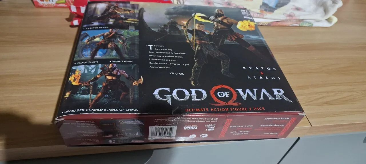 Bonecos kratos e atreus god of war 2018 neca  - Foto 5
