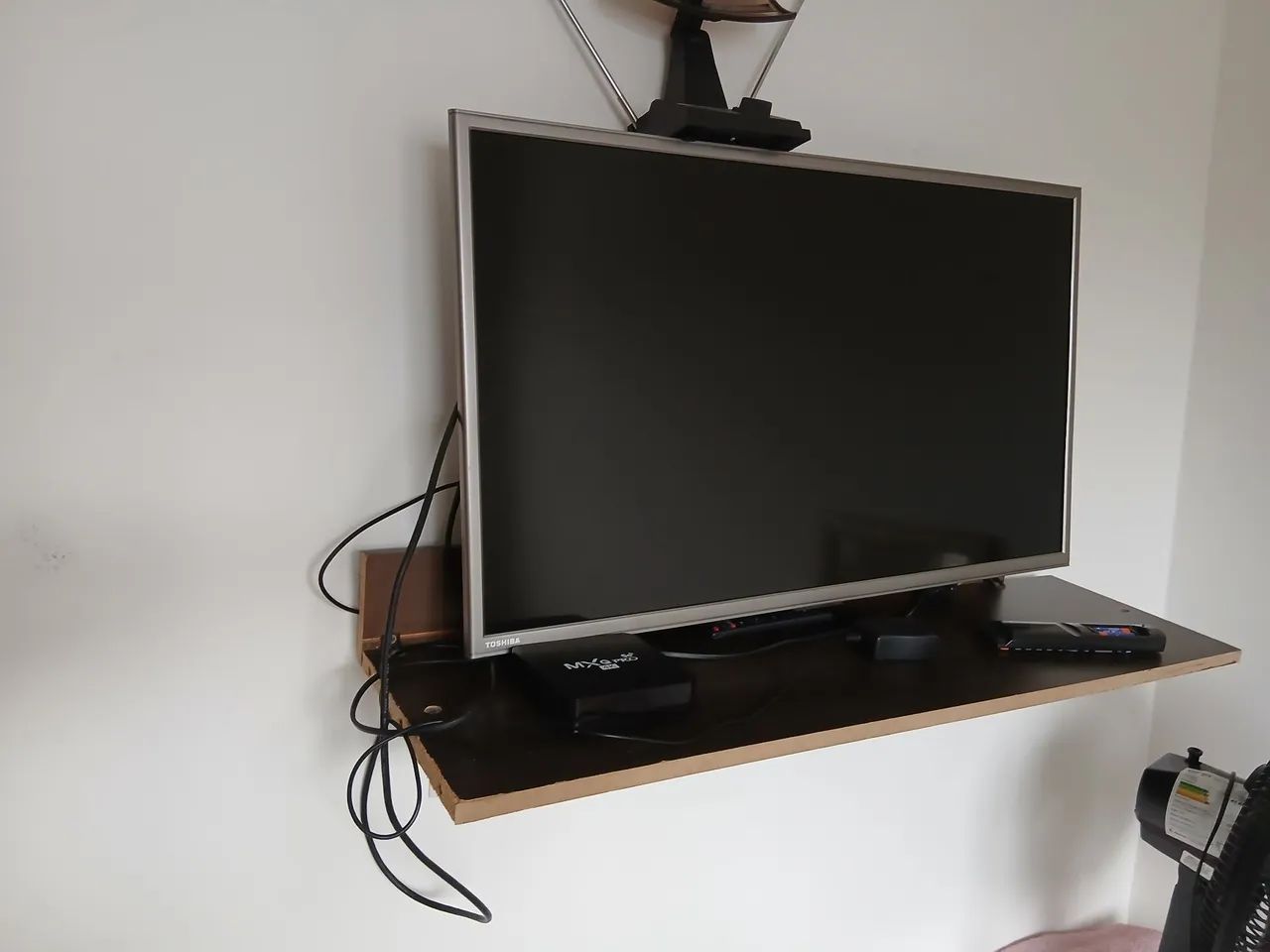 TV uso com receptor