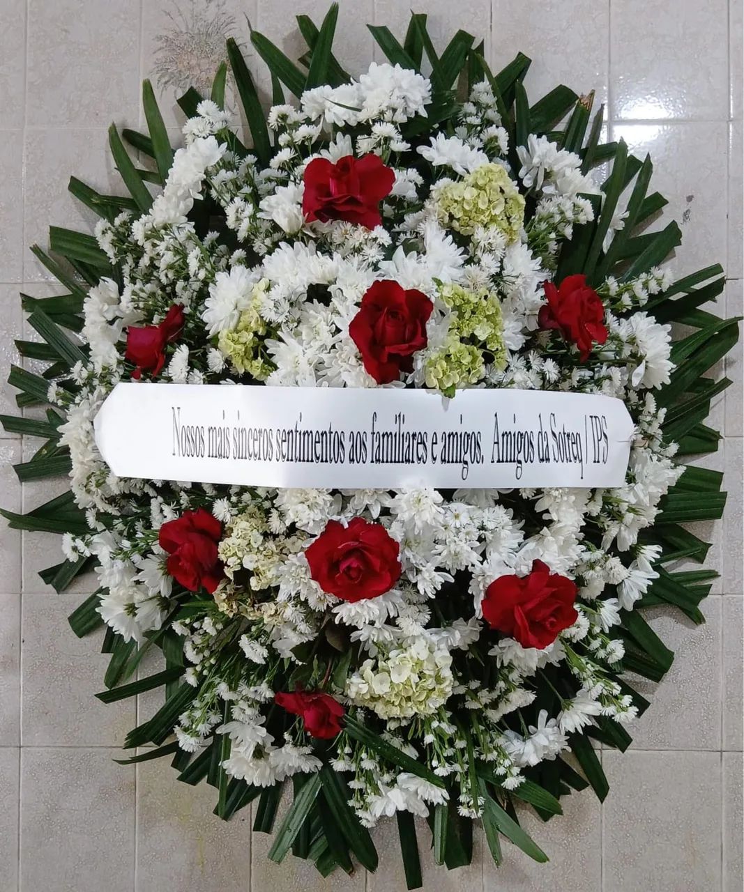 Coroa de flores 