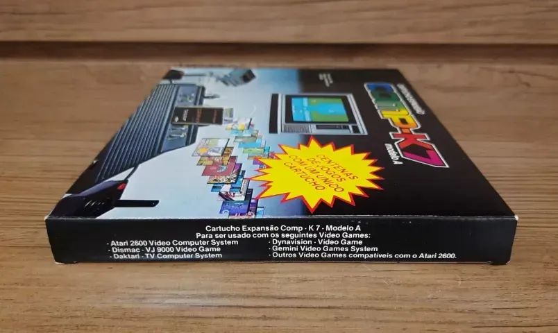 Splice comp k7 para Atari 2600 novo de época Lacrado 100% original