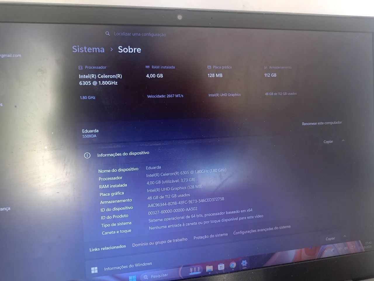 Notebook Samsung Book 15,6  - Windows 11 - Foto 2