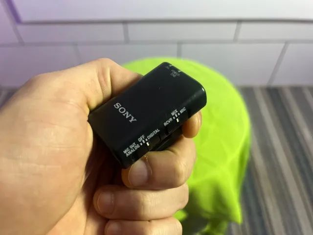 Microfone de Lapela Sem Fio Sony ECM-W2BT Bluetooth para Câmera - Foto 2