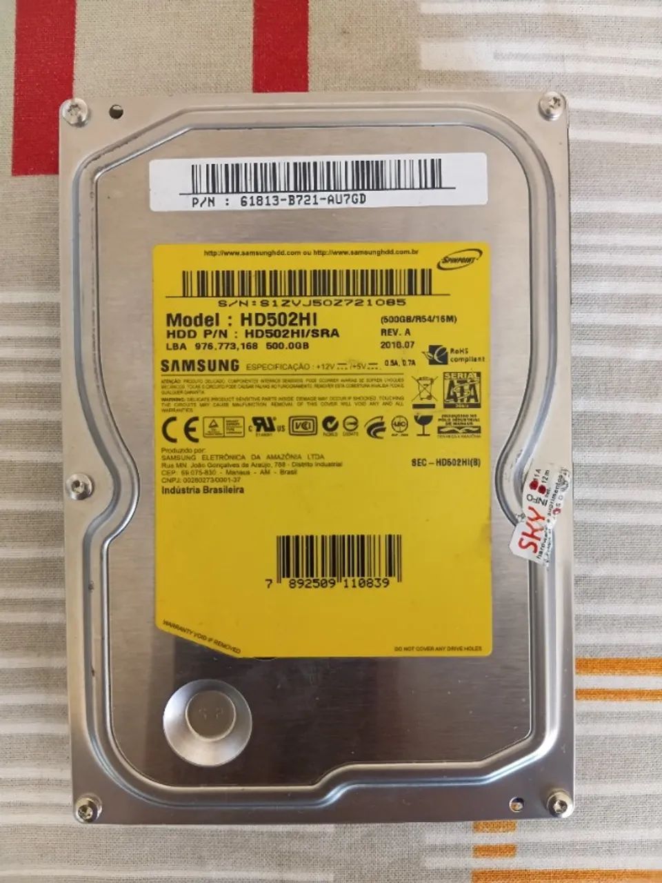 HD SAMSUNG 500GB