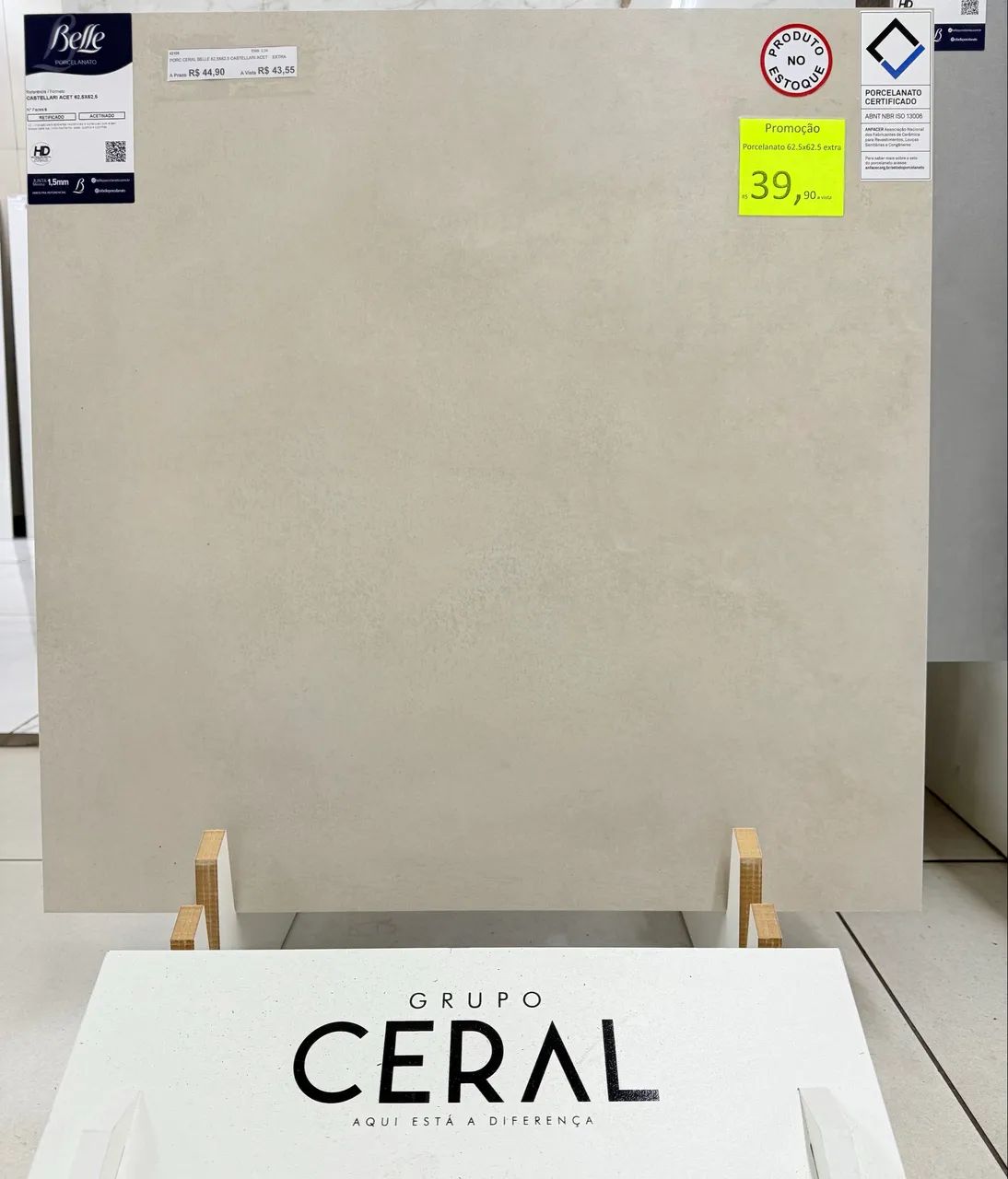 Porcelanato Ceral  - Promoção! 39,90