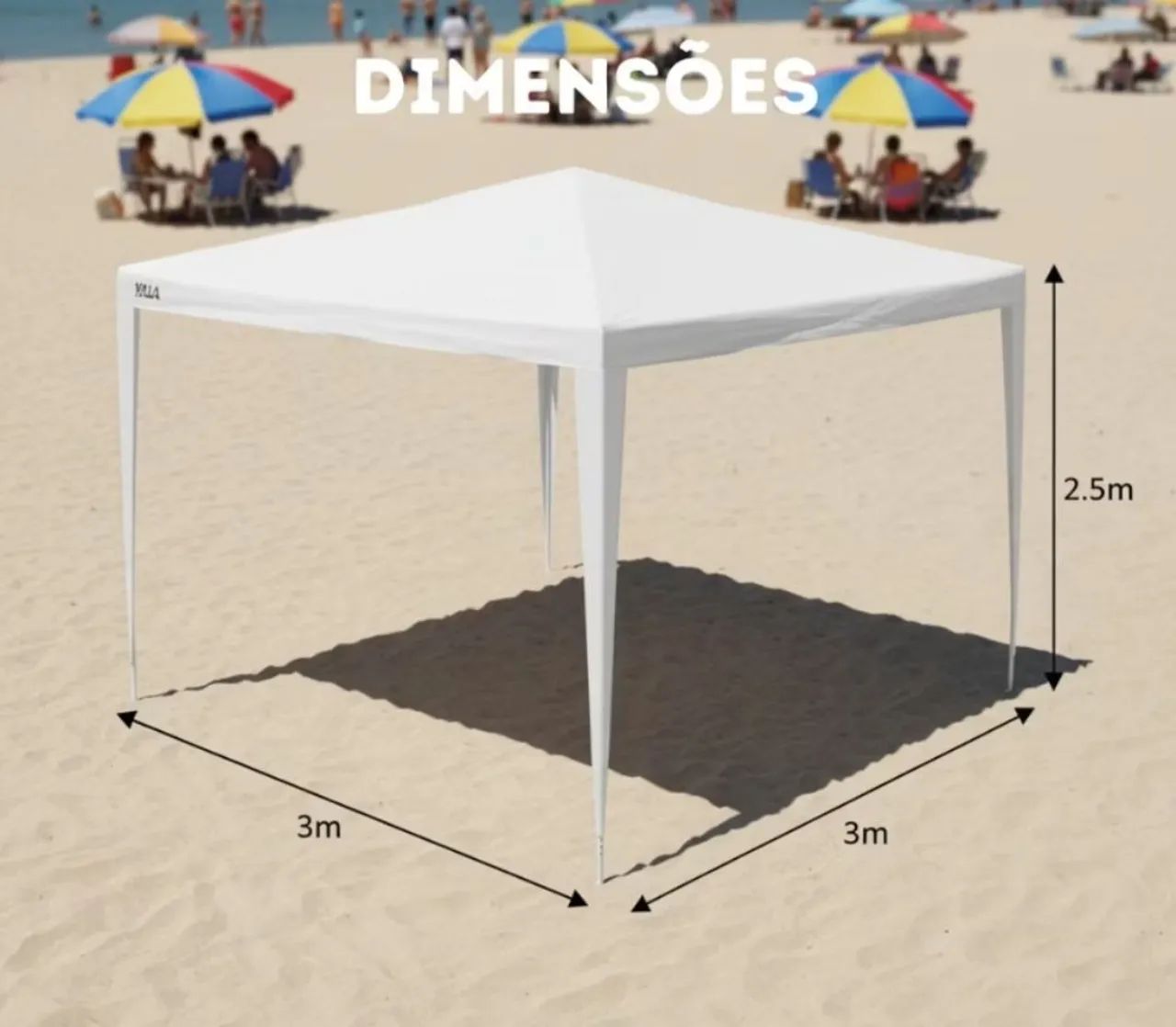 Tenda 3x3 branca - Foto 2