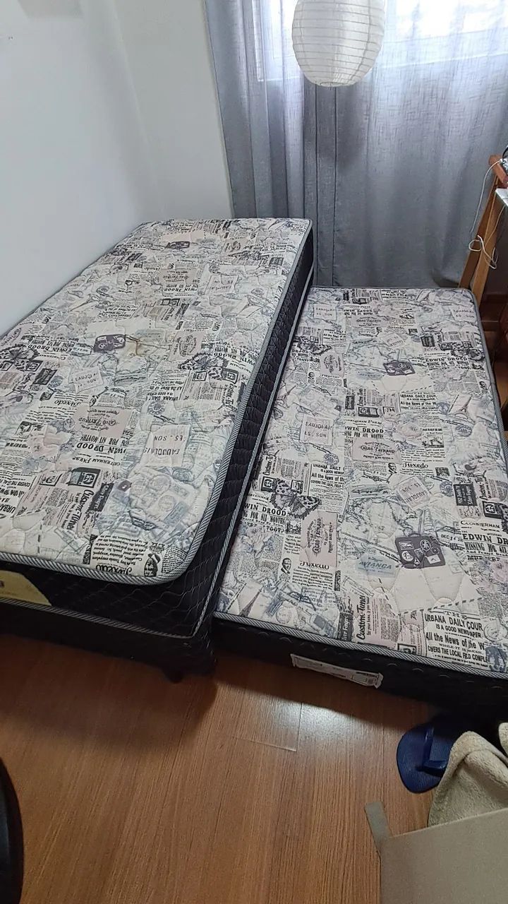 Cama solteiro conjugado cama auxiliar  - Foto 2