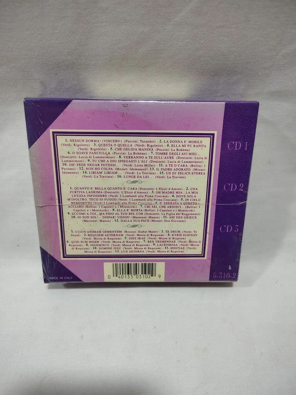Box CDs Luciano Pavarotti - The Millenium Anthology Importado  - Foto 2
