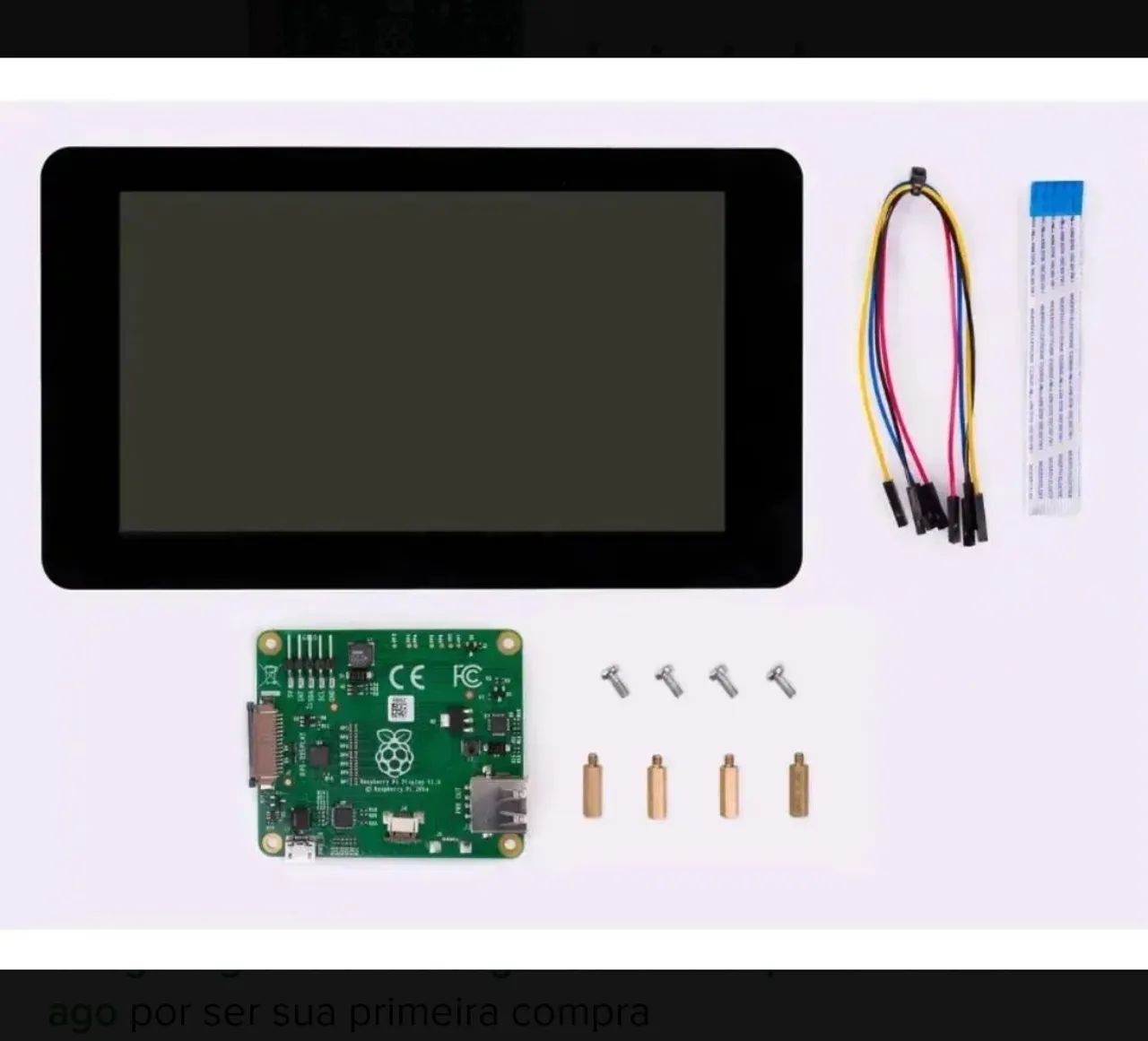 Tela Raspberry Touch de 7 Polegadas  - Foto 3