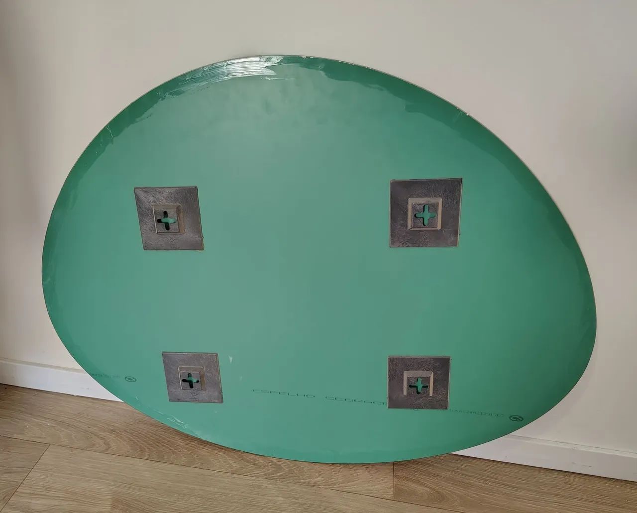 Espelho Orgânico  58 X 77 cm com fixadores. - Foto 3