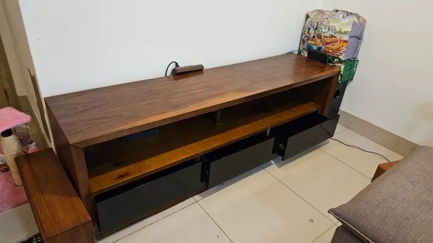 Rack em madeira. - Foto 2