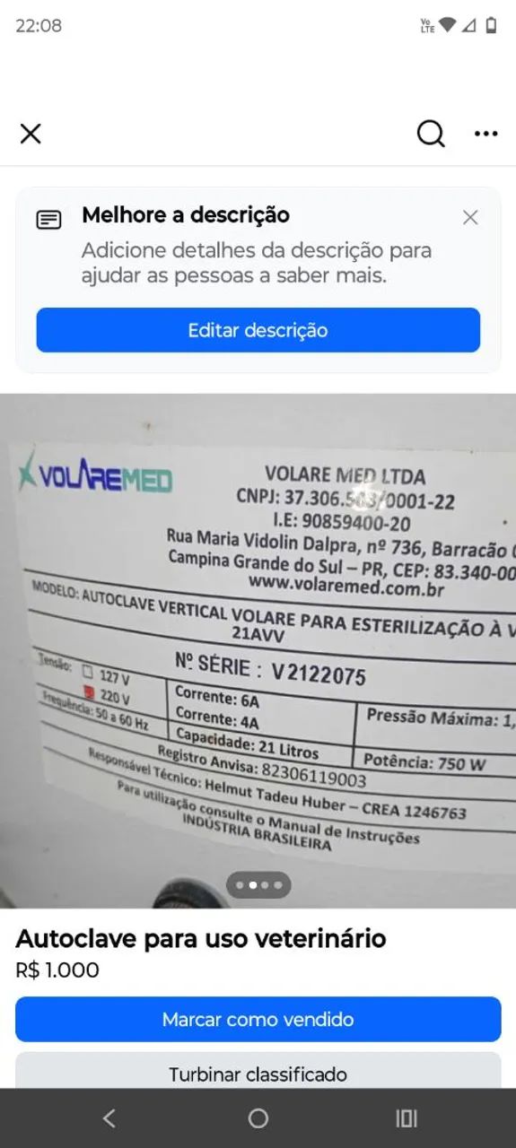 Autoclave  - Foto 2