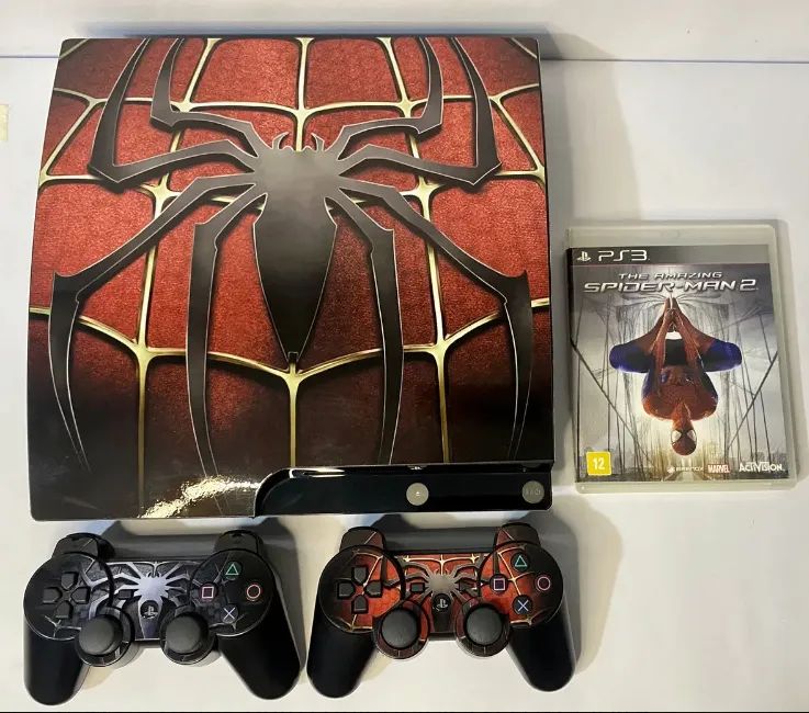 ps3 personalizado spider man