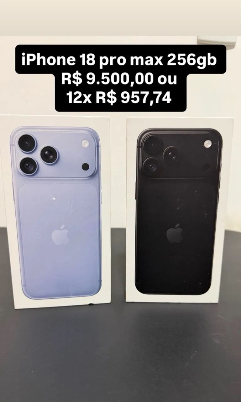 iPhone 18 pro max 256gb lacrado