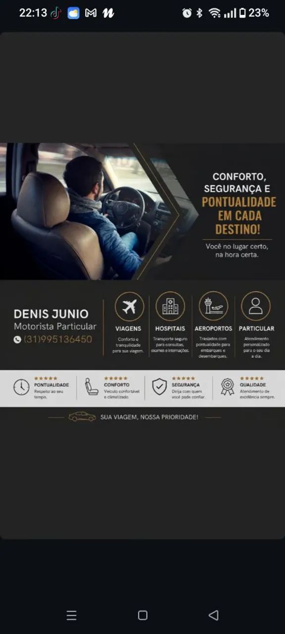 Motorista particular 