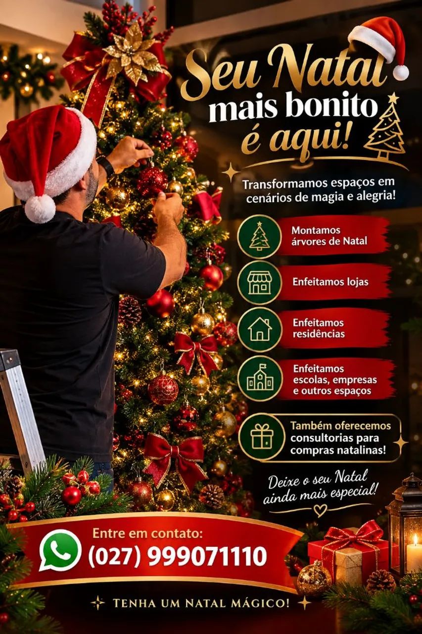 Montamos Árvore de Natal 