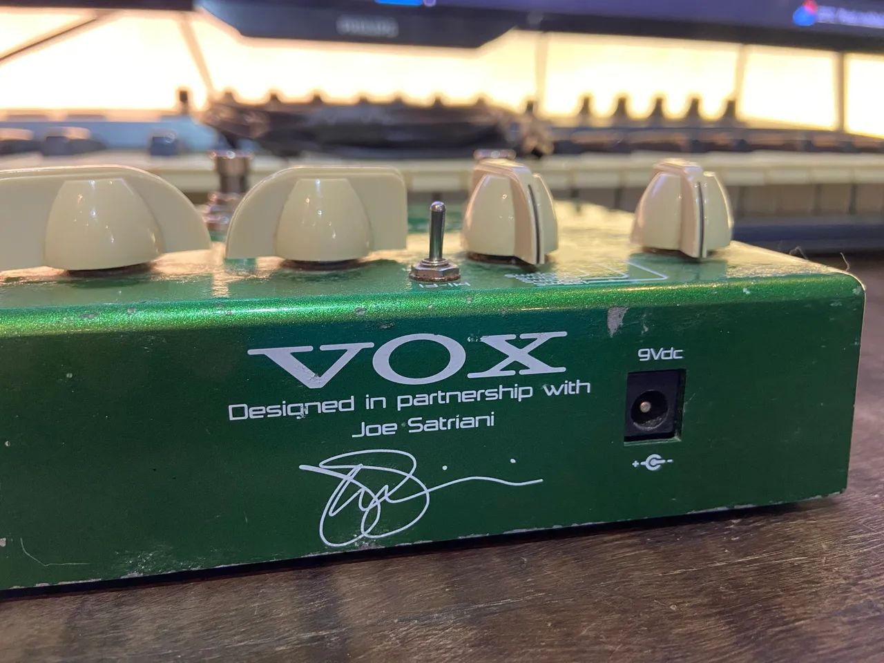 Pedal Delay Vox Time Machine Joe Satriani