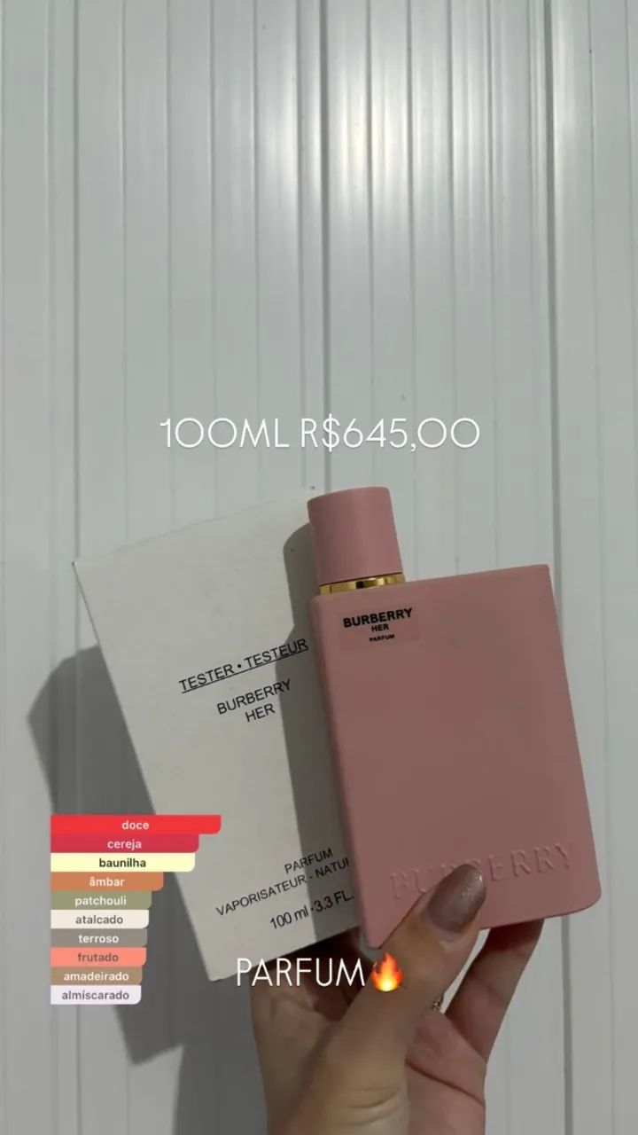 Perfume Burberry Her Parfum Tester 100ml