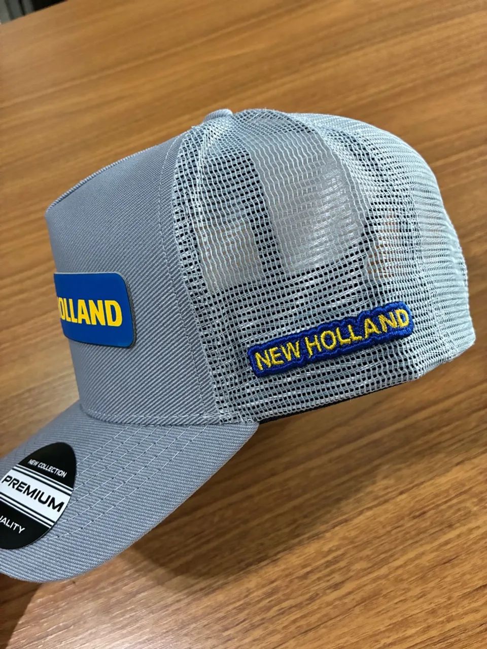 Boné Trucker New Holland - Cinza  - Foto 3