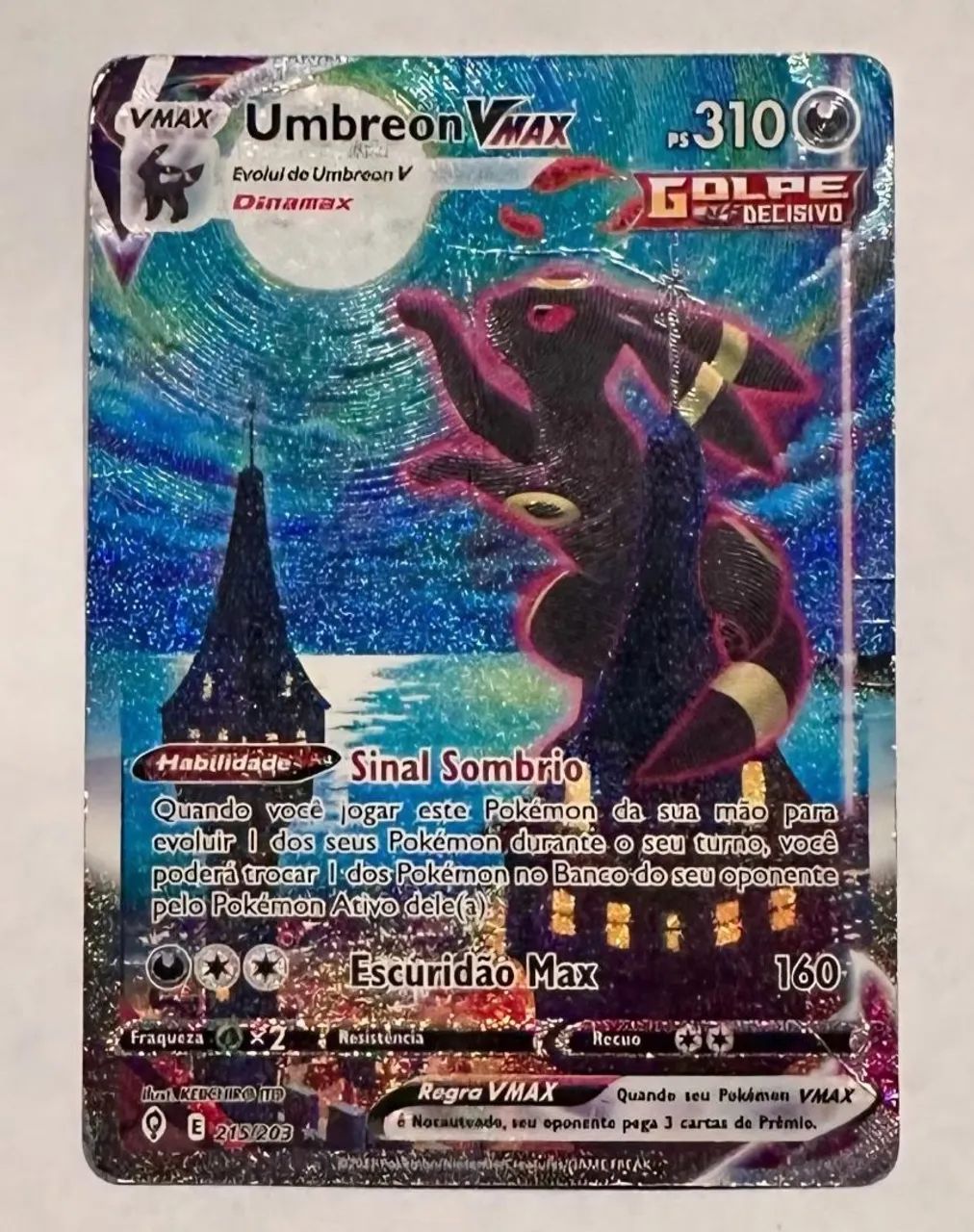 Umbreon-VMAX (215/203) Copag Pokémon TCG - Foto 2
