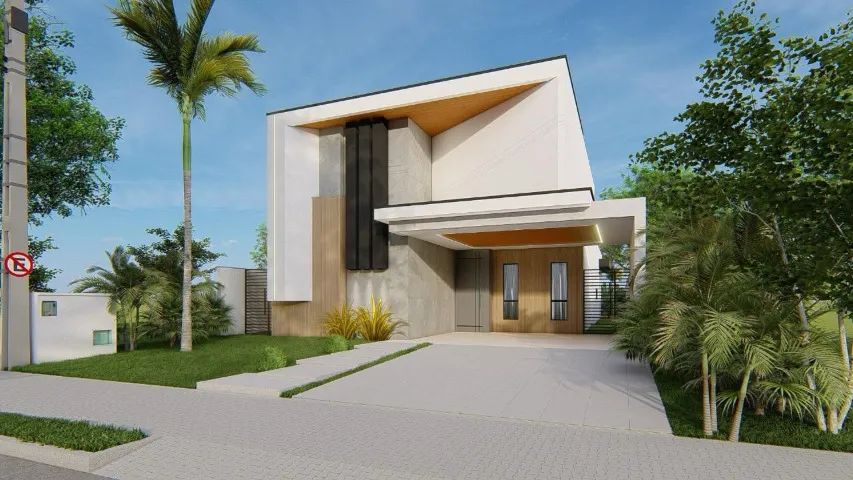Casa com três suítes na Cidade Alpha Terras 1- 168m²