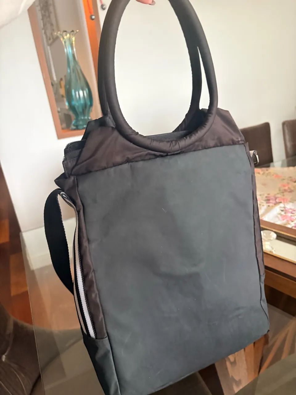 Bolsa Adidas Original com Compartimento para Notebook - Academia e Trabalho - Foto 2