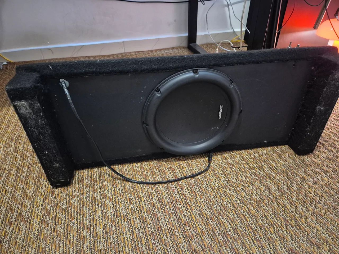 Subwoofer Audiophonic 10 + caixa dutada + módulo HP4000 - Foto 5