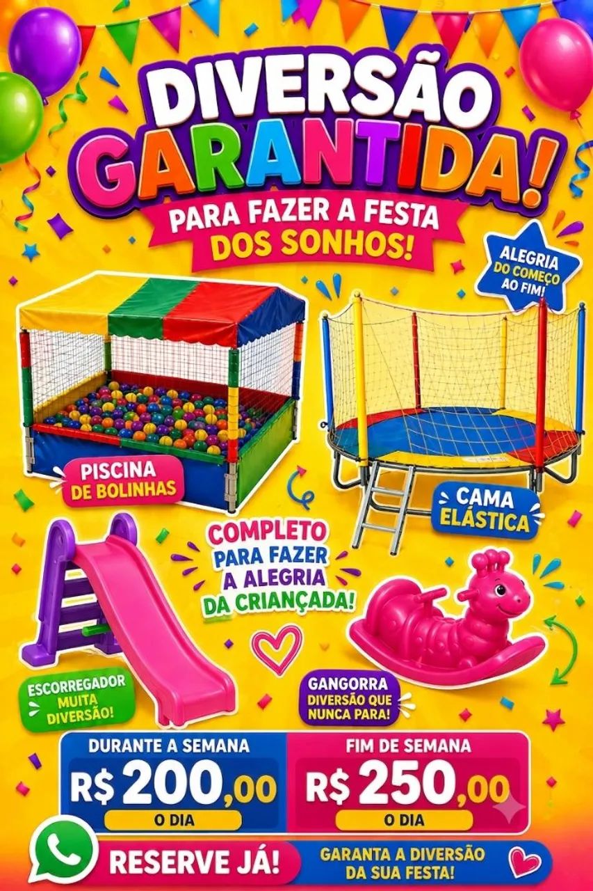Aluguel de brinquedos pra festa - Foto 3