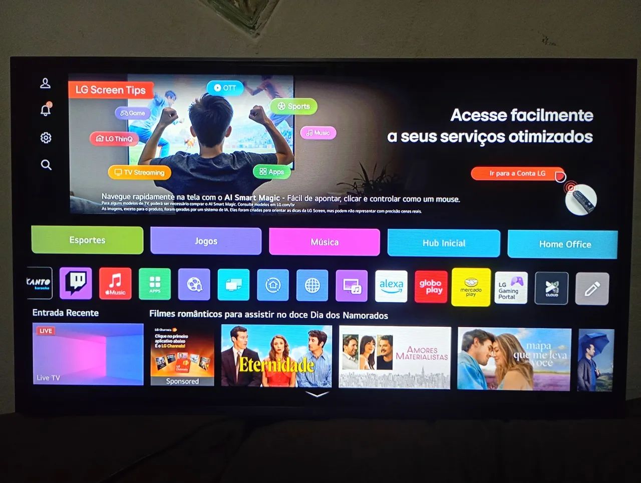 Tv LG Smart 32 polegadas 4k