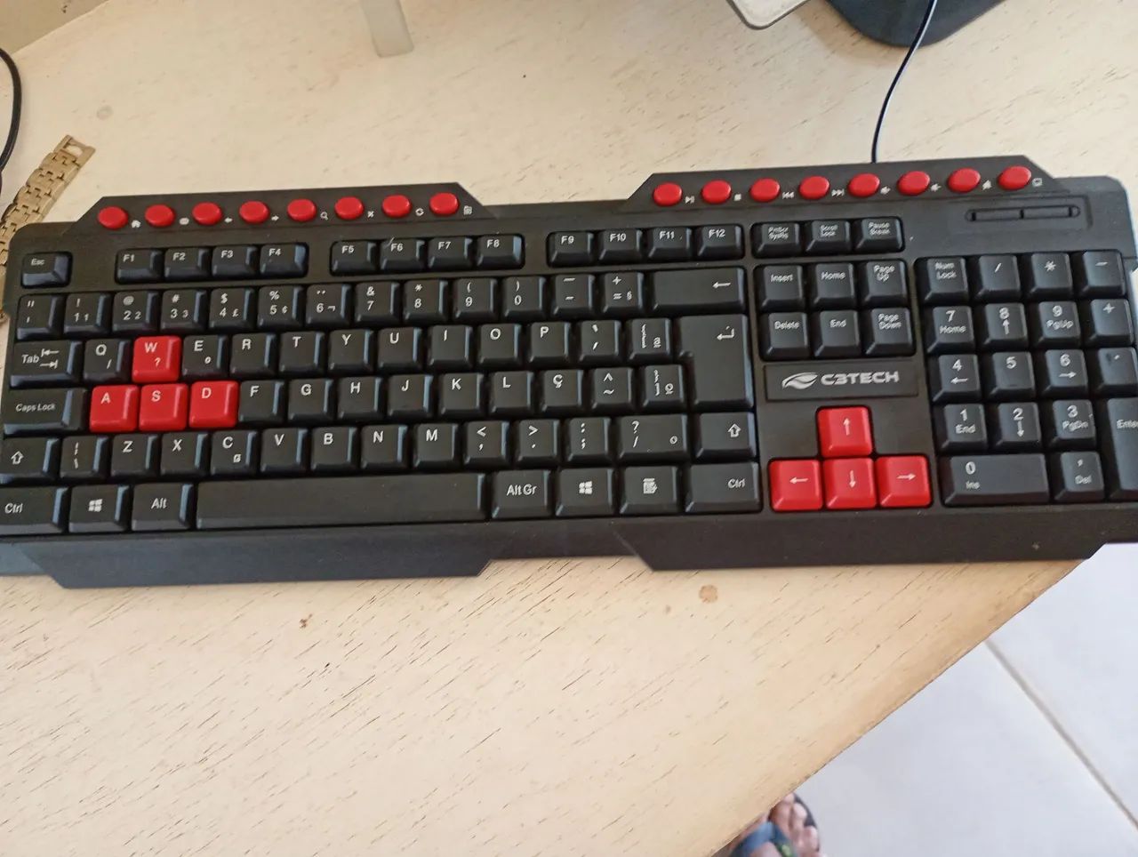 Teclado Gamer USB  C3TECH.1 mês de uso. - Foto 2