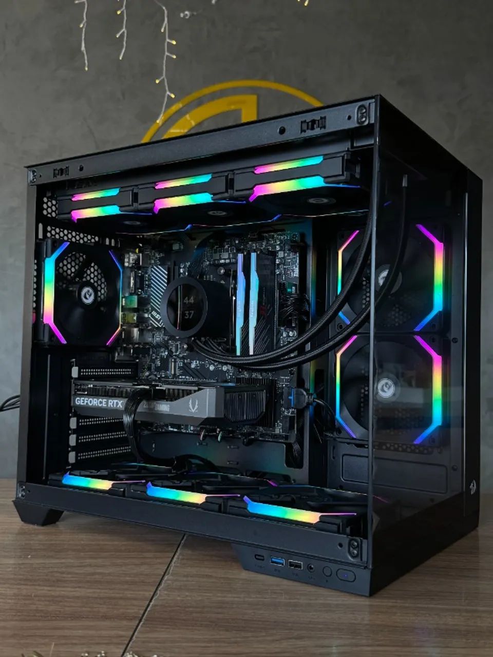 PC por R$ 15.999 à vista! - AMD Ryzen 7 7800x3D + RTX 5060TI 16GB - Olx Pay - Foto 2