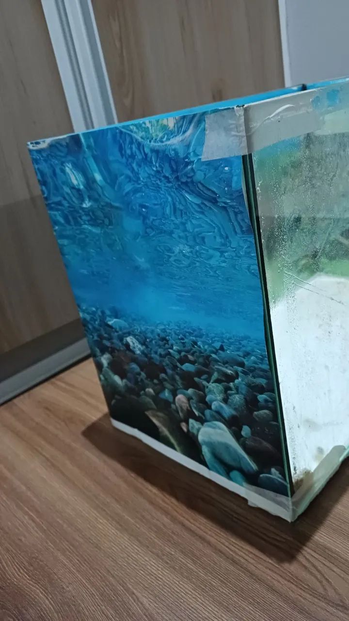 Aquario de vidro retangular  - Foto 5