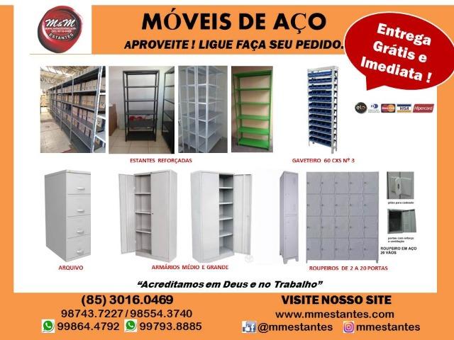 Promoção - Estante de Aço com Reforço - Foto 2